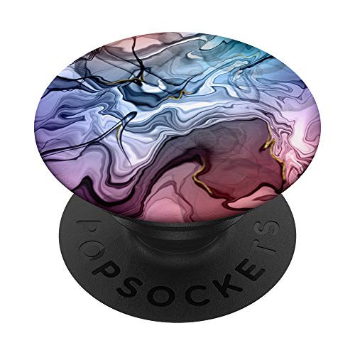 Alcohol Ink Abstract Aesthetic Painting PopSockets PopGrip- Swappable Grip for Phones  and  Tablets