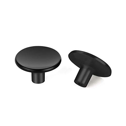 Black Cabinet Knobs Kitchen Cabinets Knobs - homdiy MOLS4008BK Bathroom Cabinet Knobs Dresser Drawers Knobs Cabient Door Knobs Knobs for Cabinets and Drawers 5Pack