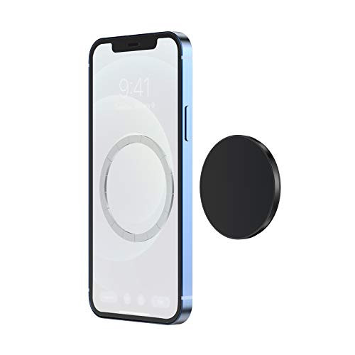 TechMatte MagGrip Sticky Magnetic Wall Mount, Phone Stand Holder Compatible with iPhone 12 Series and Mag-Safe Accessories