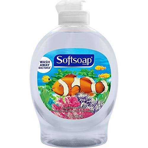 Softsoap Liquid Hand Soap, Aquarium Series 7.50 oz -Pack of 5- Softsoap Liquid Hand Soap, Aquarium Series 7.50 oz -Pack of 5-
