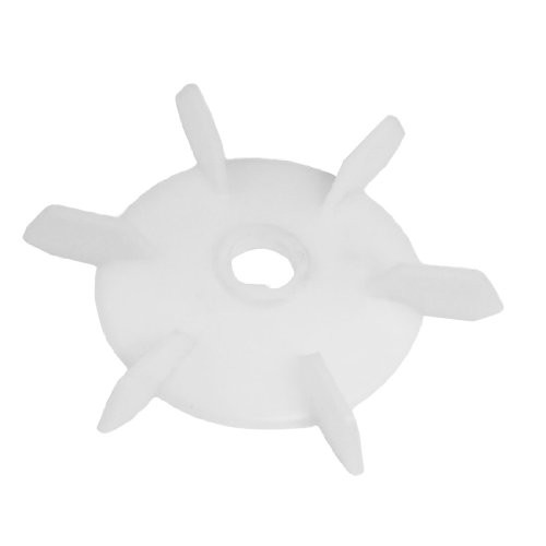 uxcell Spare Part 20mm Inner Dia 6 Vane Impeller Plastic Motor Fan Vane Wheel