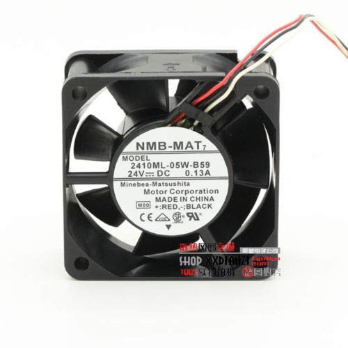 FidgetGear NMB 2410ML-05W-B59 Fan 60x60x25mm 6CM 24V 0.13A 3pin -M2826 QL