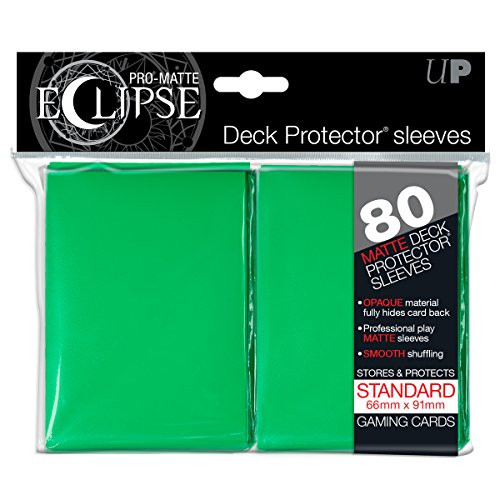 Ultra Pro Ultra ProACCPRO053-Green Abysse 80-Count PC Matte Eclipse Standard Deck Protectors