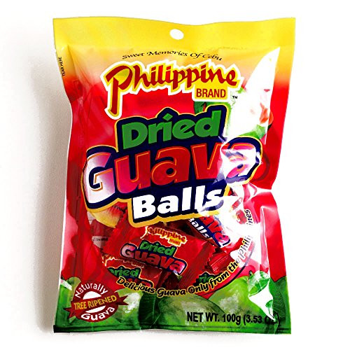 Philippine Brand Dried Guava Balls 3.53 oz each -1 Item Per Order-