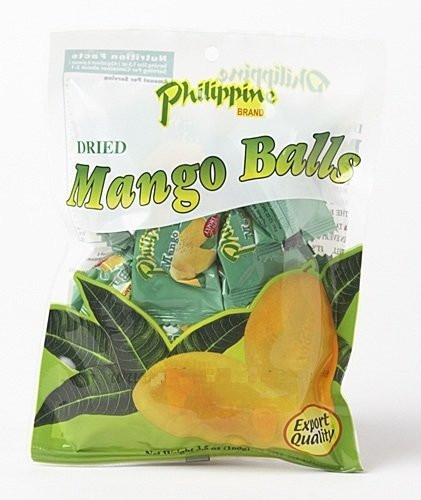 Philippine brand dried mango balls 100g by Philippine