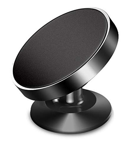 JAZZUP Magnetic Phone Holder,360° Rotation Car Mount for Car Dashboard,Universal Phone Holder for iPhone Xs/XR/XS Max/X,8,7,6p, Android Phones Under 6.5 inches (Black)
