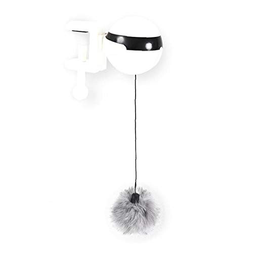 Automatic Lifting Cat Toy, Interactive Cats Toy, Cat Teaser Toy - Lifting Ball,Electric Flutter Rotating Toy for Cats, Funny Cat Ball Pet Toy for Kitten or Cat White Automatic Lifting Cat Toy, Interactive Cats Toy, Cat Teaser Toy - Lifting Ball,Electric Flutter Rotating Toy for Cats, Funny Cat Ball Pet Toy for Kitten or Cat White