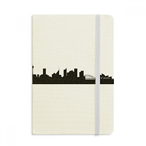 Australia City Landmark Sydney Harbour Bridge Notebook Official Fabric Hard Cover Classic Journal Diary