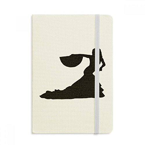 Performance Dancer Fan Dancing Notebook Official Fabric Hard Cover Classic Journal Diary