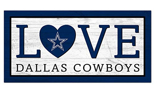 Fan Creations NFL Dallas Cowboys Unisex Dallas Cowboys Love Sign, Team Color, 6 x 12 Fan Creations NFL Dallas Cowboys Unisex Dallas Cowboys Love Sign, Team Color, 6 x 12