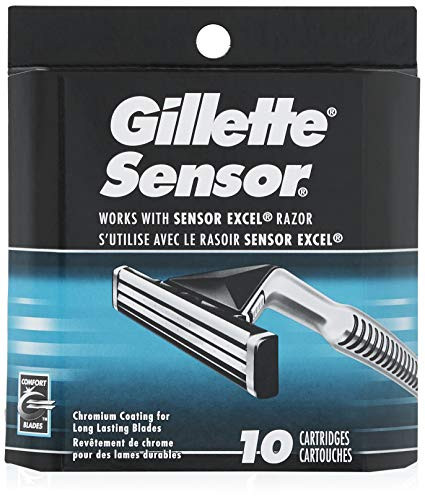Gillette Sensor Men's Razor Blades  10 Refills