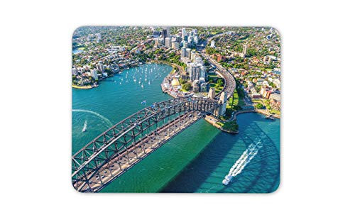 Mouse Mat Mousepad Sydney Harbour Bridge Mouse Mat Pad - Australia Sea Boat Computer Gift 25 X 30 cm