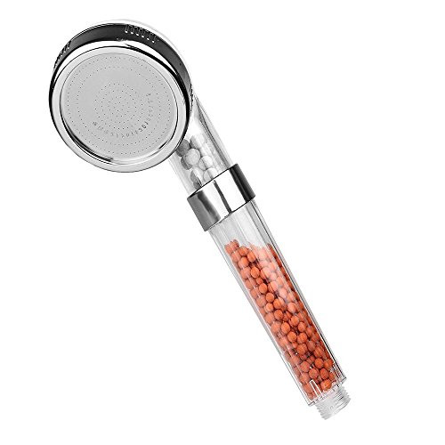Onerbuy High Pressure Ionic Filter Shower Head Water Saving Handheld Spray Showerhead with Energy Ball Filtration for Dry Skin  and  Hair