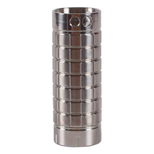 HEALLILY Outdoor EDC Pill Bottle Titanium Alloy Survival Pill Container Capsule Storage Case Waterproof Pill Case for Hiking Camping -Small-