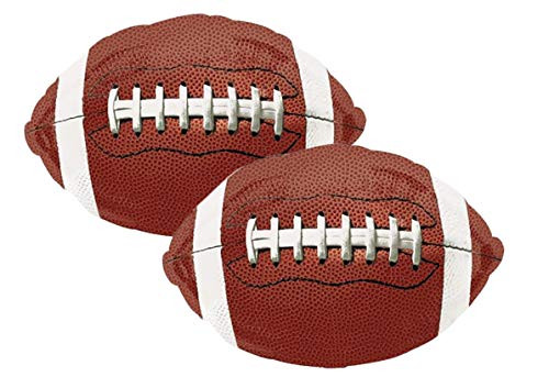 Set of 2 Football Sport Jumbo 31" Foil Party Balloons Set of 2 Football Sport Jumbo 31" Foil Party Balloons