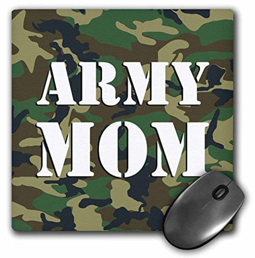 3dRose LLC 8 x 8 x 0.25 Inches Mouse Pad, Army Mom Green Camouflage -mp_15405_1- 3dRose LLC 8 x 8 x 0.25 Inches Mouse Pad, Army Mom Green Camouflage -mp_15405_1-