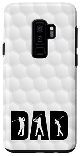 Galaxy S9 plus White Golf Ball Golf Dad Golfer Trendy Retro Design Gift Case