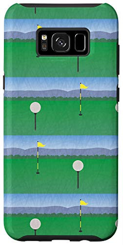 Galaxy S8 plus Green Grass Course Ball Funny Best Golfer Gift Golf Dad Set Case