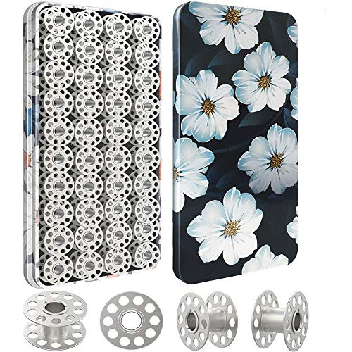 40 Pcs Metal Bobbins for Brother Sewing Machine Bobbins for Singer Janome Kenmore Sewing Machine with Storage Case 40 Pcs Metal Bobbins for Brother Sewing Machine Bobbins for Singer Janome Kenmore Sewing Machine with Storage Case