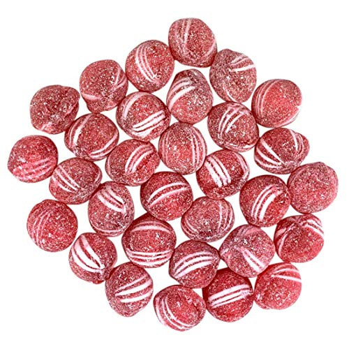 Needzo Fresh Spicy Cinnamon Balls Sanded with Sweet Sugar, Old Fashioned Hard Candies, Pack of 3, 6 Ounces