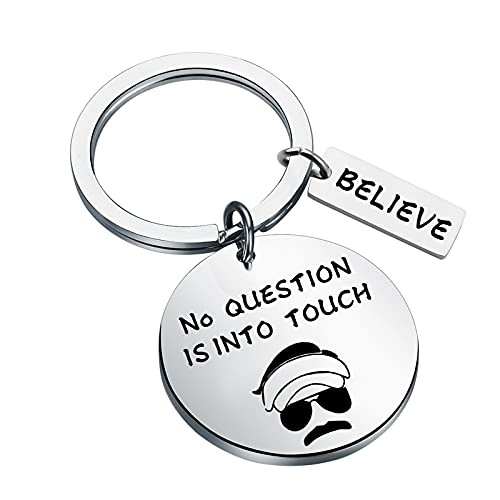 BLEOUK Ted Lasso Gift Ted Lasso Merchandise Ted Lasso TV Show Inspired Keychain No Question is Into Touch Gift -Into Touch ky- BLEOUK Ted Lasso Gift Ted Lasso Merchandise Ted Lasso TV Show Inspired Keychain No Question is Into Touch Gift -Into Touch ky-