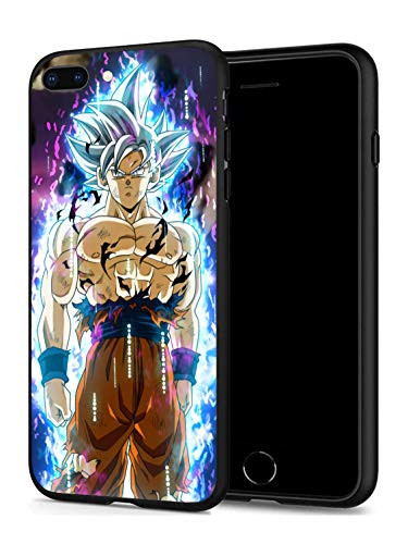 iPhone 7 Plus Case iPhone 8 Plus Case Anime Comic Series Protection Cover Back Case for iPhone 7 Plus 8 Plus -Dragon-Ball-Son-Goku-Super-Saiyan-