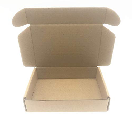 Small Cardboard Shipping Box Mailers 6 x 4 x 1.3 Inch Corrugated Packaging Storage Boxes 30 Pack -Inside Size- 5.3 x 3.8 x 1.15-