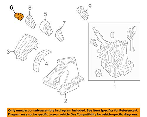 Genuine Honda 54140-T0A-A81ZB Push Knob Assembly