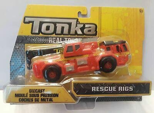 Tonka Real Tough Diecast Rescue Rigs -Mini Fire Truck- Tonka Real Tough Diecast Rescue Rigs -Mini Fire Truck-