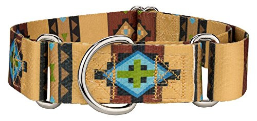 Country Brook Design - 1 1/2 Inch Native Arizona Martingale Dog Collar - Medium