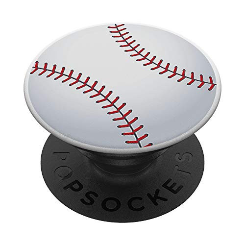 Baseball - Sports Team Ball PopSockets Grip and Stand for Phones and Tablets