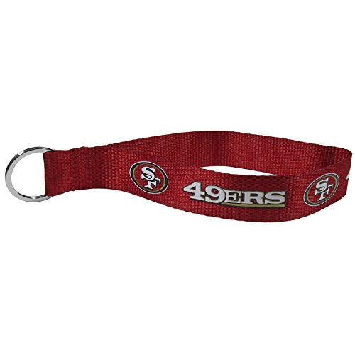 Siskiyou Sports NFL San Francisco 49ers Lanyard Key Chain, Red Siskiyou Sports NFL San Francisco 49ers Lanyard Key Chain, Red