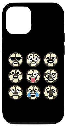 iPhone 12/12 Pro Funny Sports Soccer Emoticon Brazilian Ball Gift Case