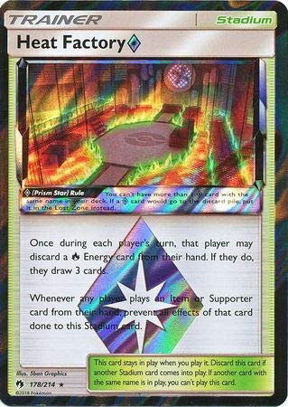 Pokemon Singles - Heat Factory -Prism Star- - 178/214 - Holo Rare - Lost Thunder