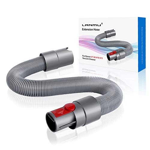 LANMU Flexible Extension Hose Compatible with Dyson V15, V11 Outsize, V11 V10 V8 V7 Absolute/Animal/Motorhead Cordless Stick Vacuum Cleaner -20 to 60 Inch-