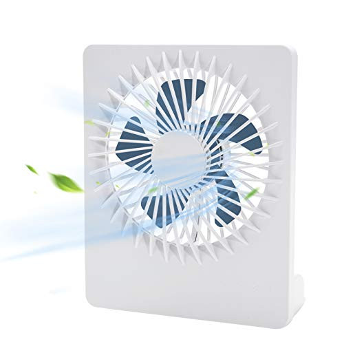 Protable Desktop Fan,USB Desk Fan,Mini Desk Fan Quiet, Rechargeable Personal Table Fan, 3 Speeds Strong Airflow and Quiet Operation for Home Office Camping
