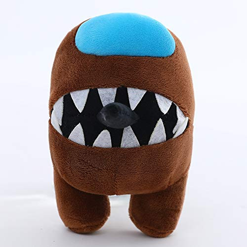 Among Us Plush Toys, Among US Imposters, Among Us Imposter Plushie Gifts for Game Fans 5.5 inch, Brown