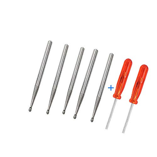 5pcs Diamond Engraving Tip Bit Carve Head for Replacing Tip Electric Micro Engraving Engraver Pen Carve Engraving Tool Replacement