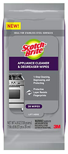 Scotch-Brite Applicance Cleaner Cleaning Wipes, 28 Wipes