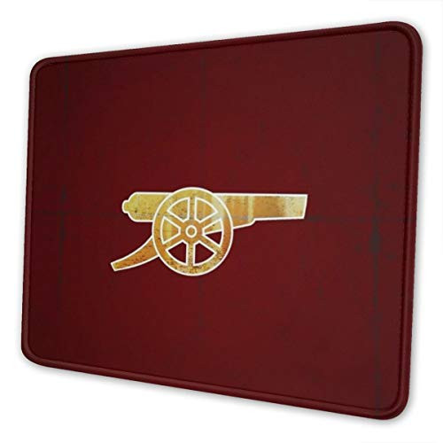 Mouse Pad The Gunners Gaming Mousepad with Stitched Edges Non-Slip Rubber Base for Computers Laptop Office  and  Home