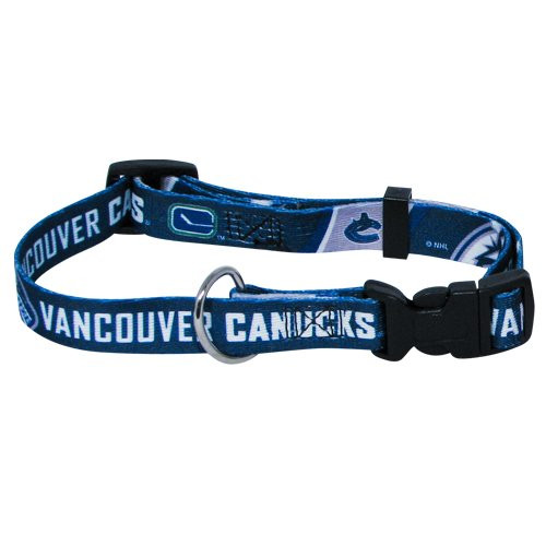 Hunter Company NHL Vancouver Canucks Adjustable Pet Collar, Team Color, Large