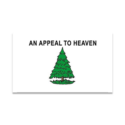 American Vinyl an Appeal to Heaven Flag Sticker -Historic Revolutionary Washington Cruiser-
