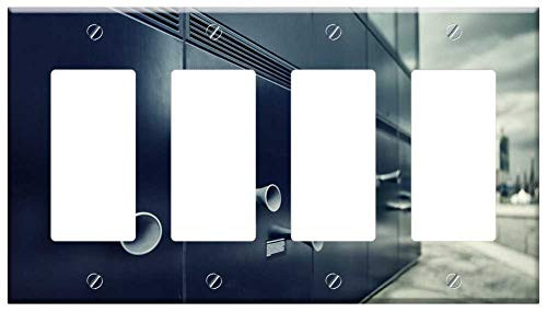 Switch Plate 4 Gang Rocker/GFCI - Harbour City Hamburg Elbe Philharmonic Hall Germany Switch Plate 4 Gang Rocker/GFCI - Harbour City Hamburg Elbe Philharmonic Hall Germany