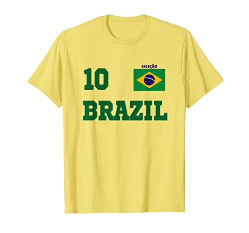 Brazil National Football Team - Jersey Style Soccer Seleção T-Shirt Brazil National Football Team - Jersey Style Soccer Seleção T-Shirt