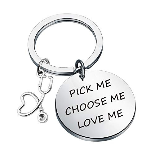 TGBJE TV Grey's Anatomy Keychain Pick Me Choose Me Love Me Keychain Grey's Anatomy Fan Gift Grey's Anatomy Gift -Pick Keychain-