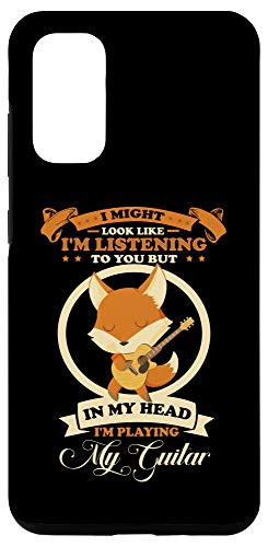 Galaxy S20 Fox Playing Acoustic Guitar Musical Fans Band Wild Animal Case