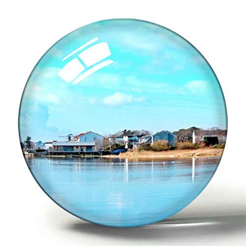 Uk England Christchurch Harbour 3D Fridge Magnet Souvenir Collection Travel Gift Circle Crystal Refrigerator Magnets