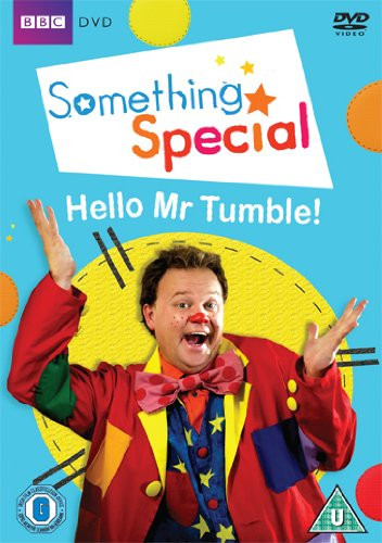 Something Special - Out and About- Hello Mr Tumble -DVD  plus Retro Badge-
