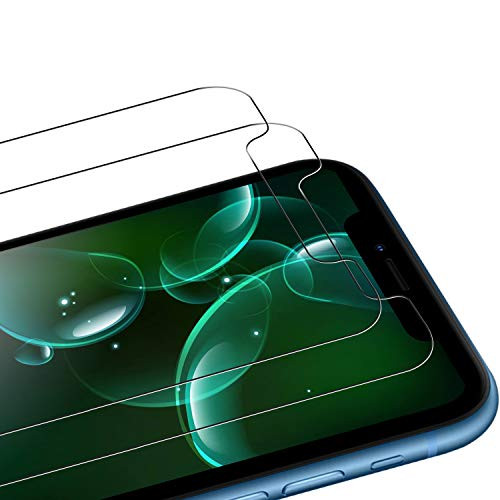 Screen Protector for Apple iPhone XR [2 Pack], HBorna 0.25mm Tempered Glass Case Friendly HD 3D Touch Screen Protector with Advanced Clarity [Easy Install] for 6.1 Inch iPhone XR