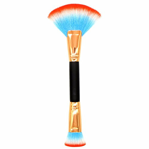 Da.Wa Makeup Brush Double Head Large Fan Shape Brush Flat Powder Foundation Brush Makeup Tool -1 PCS-